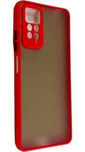 TPU чехол накладка Matte Color Case для Xiaomi Redmi Note 11 Pro красный 092056 фото
