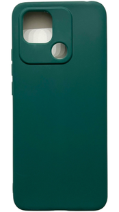 Чохол силіконовий Candy для Xiaomi Poco C40 (на поко Ц40) темно-зелений 086126 фото