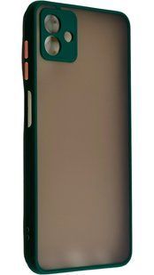 TPU чохол накладка Matte Color Case для Samsung Galaxy A04 темно-зелений 092506 фото