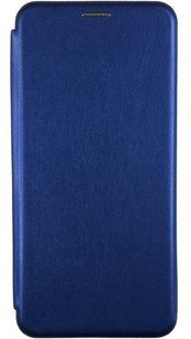 Кожаный чехол книжка Elegant book на Samsung Galaxy A23 (самсунг а23) синий 087726 фото