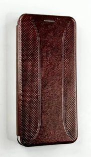 Чохол книжка Perforation book для Samsung Galaxy A35 темно-коричневий 095792 фото