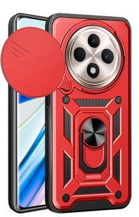 PC + TPU чохол Camshield Armor для OPPO Reno 12F 5G / червоний 097638 фото