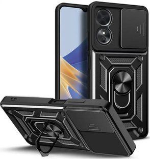 PC + TPU чехол Camshield armor для Oppo A78 4G (CPH2565) / черный 092106 фото