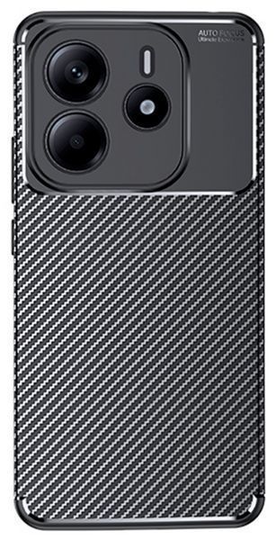 TPU чохол накладка Autofocus для Xiaomi Redmi Note 14 (5G) / чорний 202075 фото
