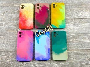 Чехол Aquarelle wattercolor на Apple iPhone 12 (6 видов) 084037 фото