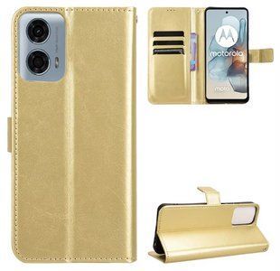 Чехол книжка Book case для Motorola G24 / золотистый 097907 фото