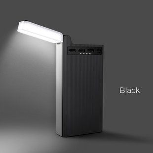 Повербанк Power Bank Hoco J62 Jove Table Lamp 30000mAh черный 093236 фото