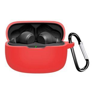 Силиконовый чехол с карабином для JBL Wave Beam красный 89597 фото