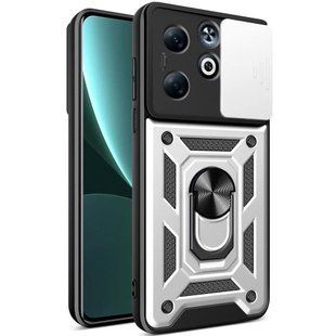 PC + TPU чохол Camshield Armor для Infinix Smart 9 (X6532) / сріблястий 098009 фото