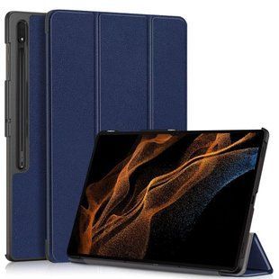 Чехол книжка Crazy Horse для Samsung Galaxy Tab S9 Ultra (14.6") / синий 097721 фото