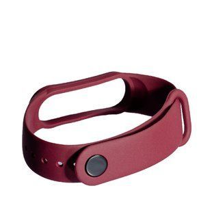 Ремінець браслет на Xiaomi Mi Smart Band 7 Wine Red 91049 фото