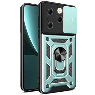 PC + TPU чехол Camshield Armor для Infinix Hot 40 (X6836) / зеленый 095716 фото