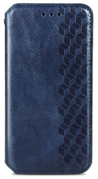 Кожаный чехол книжка Cubic для Samsung Galaxy M35 (5G) / синий 201308 фото
