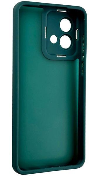 TPU чохол Luxury Metal Lens на Motorola G84 зелений 094630 фото