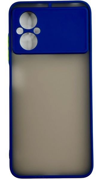 TPU чохол накладка Matte Color Case для Poco M4 5G синій 092656 фото