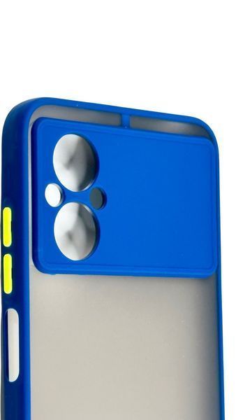 TPU чохол накладка Matte Color Case для Poco M4 5G синій 092656 фото