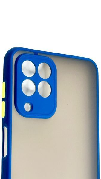 TPU чехол накладка Matte Color Case для Samsung Galaxy M53 синий 092306 фото