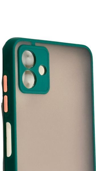 TPU чохол накладка Matte Color Case для Samsung Galaxy A04 темно-зелений 092506 фото