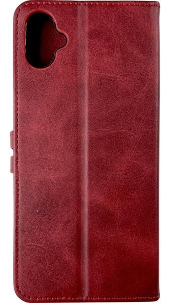 Чохол книжка Amsterdam для Samsung Galaxy A04E (на самсунг а04е) бордовий 087224 фото