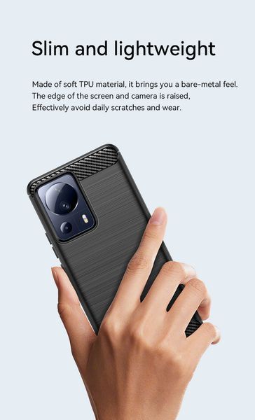 TPU чохол накладка Urban для Xiaomi 13 Lite синій 088346 фото