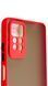 TPU чохол накладка Matte Color Case для Xiaomi Redmi Note 11 Pro червоний 092056 фото 3