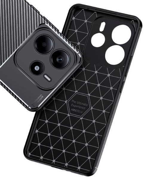TPU чохол накладка Autofocus для Xiaomi Redmi Note 14 (5G) / чорний 202075 фото