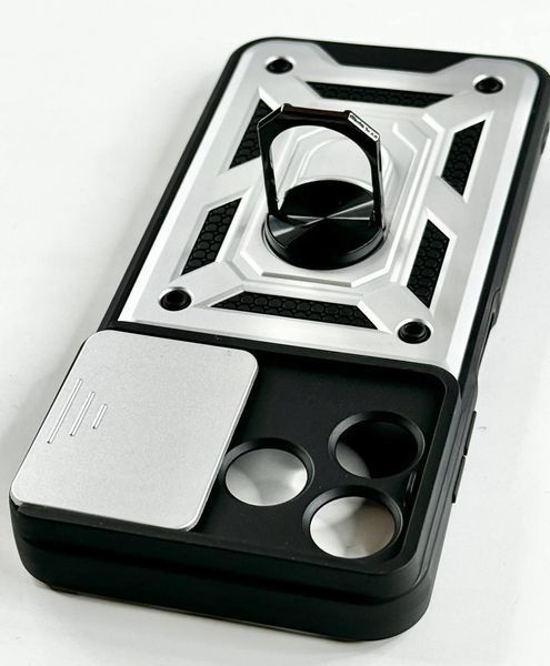 PC + TPU чохол Camshield armor для ZTE Blade V50 Design сріблястий 096633 фото