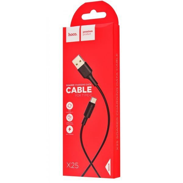 Hoco X25 Soarer Type-C Cable (1m) (2 кольори) 16908 фото