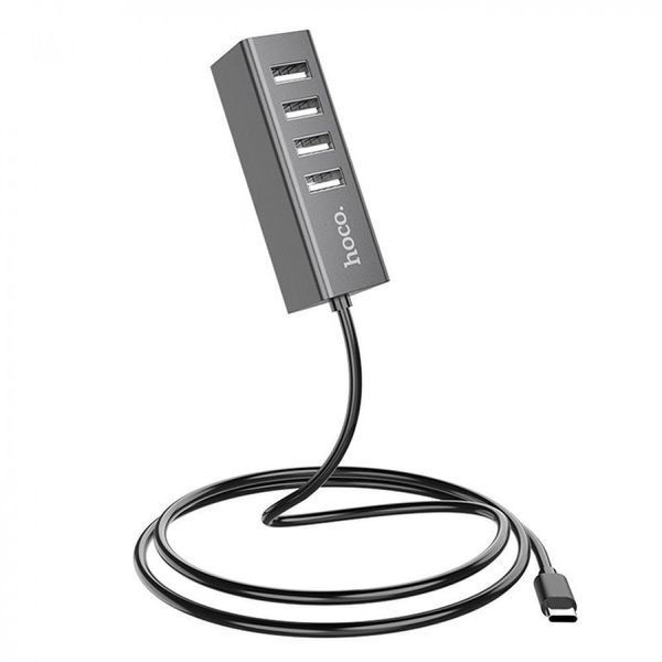 Hub переходник Hoco HB1 (Type-C to USB2.0*4) 80571 фото