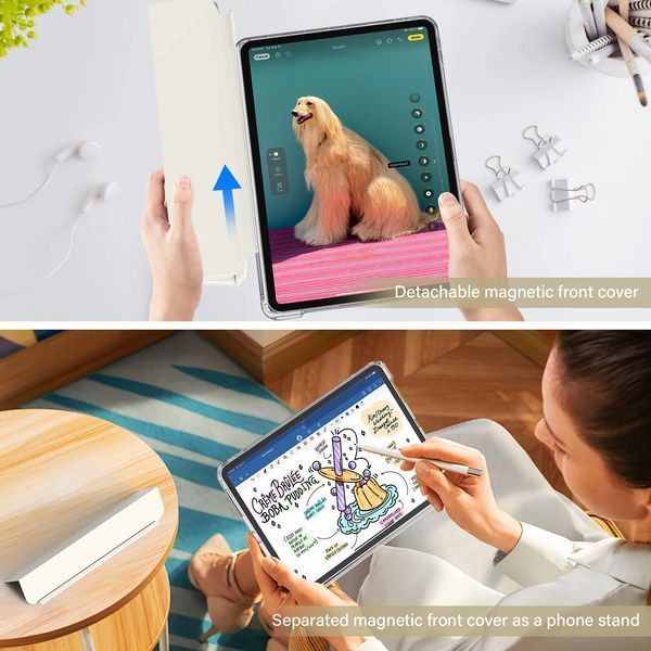 Чехол книжка Transparent Origami на Apple iPad Pro 11 2022 (11") / блакитний 101150 фото