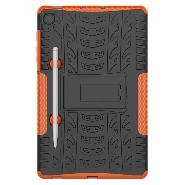 PC + TPU чохол Armor на Samsung Tab S6 Lite 10.4" жовтогарячий 093358 фото