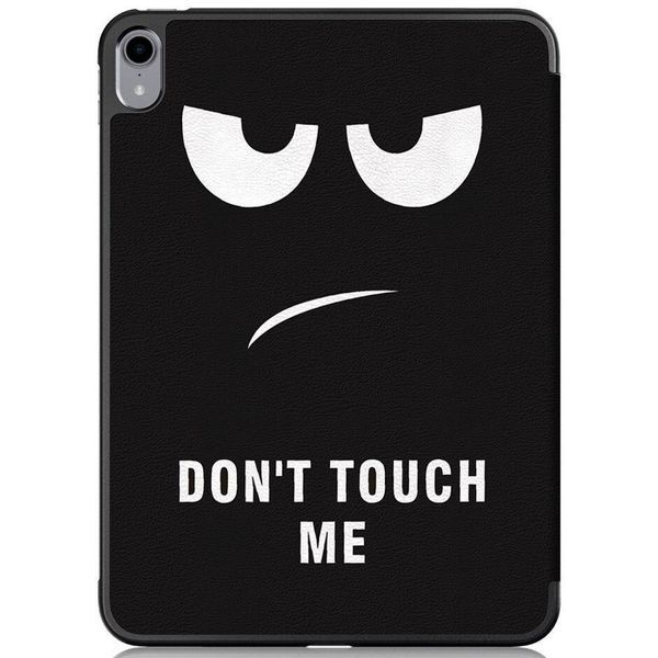 Шкіряний чохол книжка Crazy Horse на планшет iPad 10.9" 2022 (10th Gen)/dont touch 099249 фото