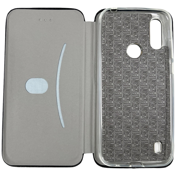 Шкіряний чохол-книжка Elegant на Motorola E6i (на мото е6і) золотистий 85398 фото