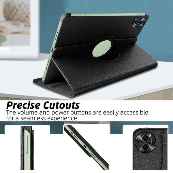 Чохол книжка 360 для Realme Pad 2 (11.5") / чорний 093841 фото