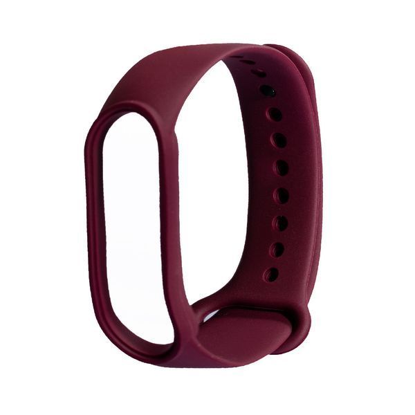 Ремінець браслет на Xiaomi Mi Smart Band 7 Wine Red 91049 фото