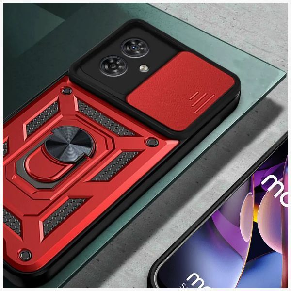 PC + TPU чохол Camshield Armor для Motorola G54 Power / червоний 202557 фото