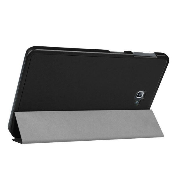 Шкіряний чохол книжка Crazy Horse на планшет Samsung Galaxy Tab A 10.1 (T580/585) / чорний 099381 фото
