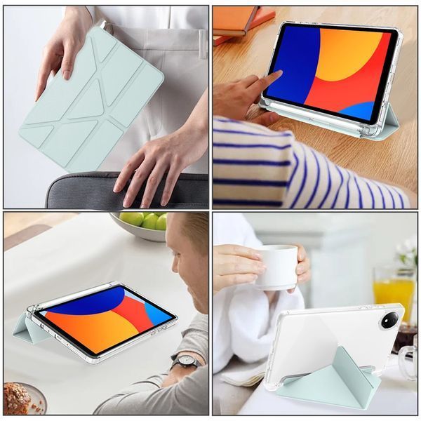 Чохол книжка Transparent Origami на Xiaomi Redmi Pad SE (8.7") 2024 / м'ятний 100234 фото
