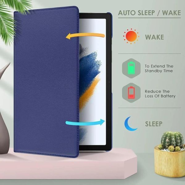 Шкіряний чохол книжка 360 для Samsung Galaxy Tab A9 Plus (11") / білий 093514 фото