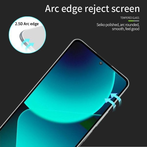 Защитное стекло для Xiaomi 15T / черный 100760 фото