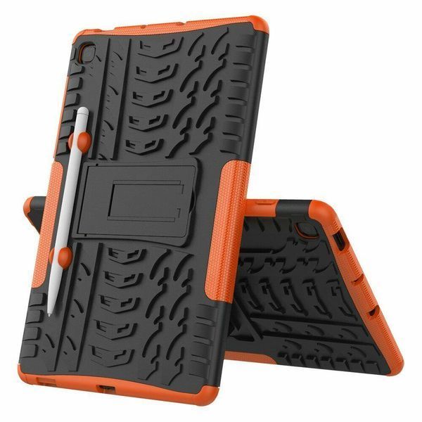 PC + TPU чохол Armor на Samsung Tab S6 Lite 10.4" жовтогарячий 093358 фото
