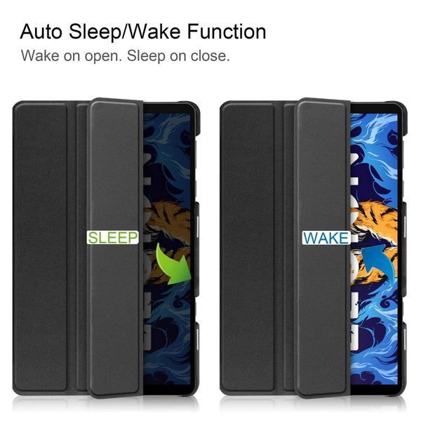 Шкіряний чохол книжка Crazy Horse для Lenovo Legion Y700 (8.8") 2022 / сірий 090049 фото