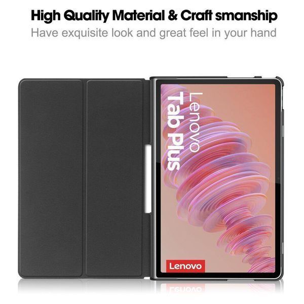 Шкіряний чохол книжка Crazy Horse на планшет Lenovo Tab Plus (11.5")/червоний 098901 фото