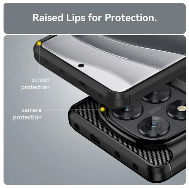 TPU чохол накладка Urban для Xiaomi Redmi Note 14 Pro (4G) / чорний 202918 фото