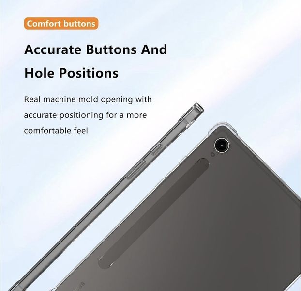 Чохол WXD на планшет Samsung Galaxy Tab S10 FE (10.9") / прозорий 202793 фото