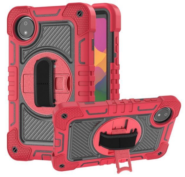 Чехол Carbon Armor Tablet на планшет Xiaomi Redmi Pad SE (8.7") / красный 200863 фото