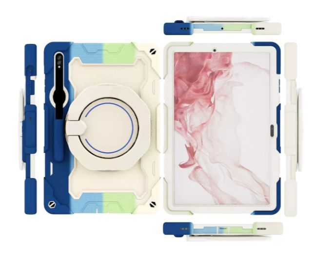 Чохол Rainbow Armor Tablet на планшет Samsung Galaxy Tab S10 Plus (12.4") / блакитний 201841 фото