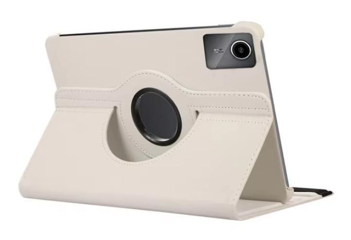 Кожаный чехол книжка 360 для Lenovo Idea Tab (11") 2025 / белый 101082 фото