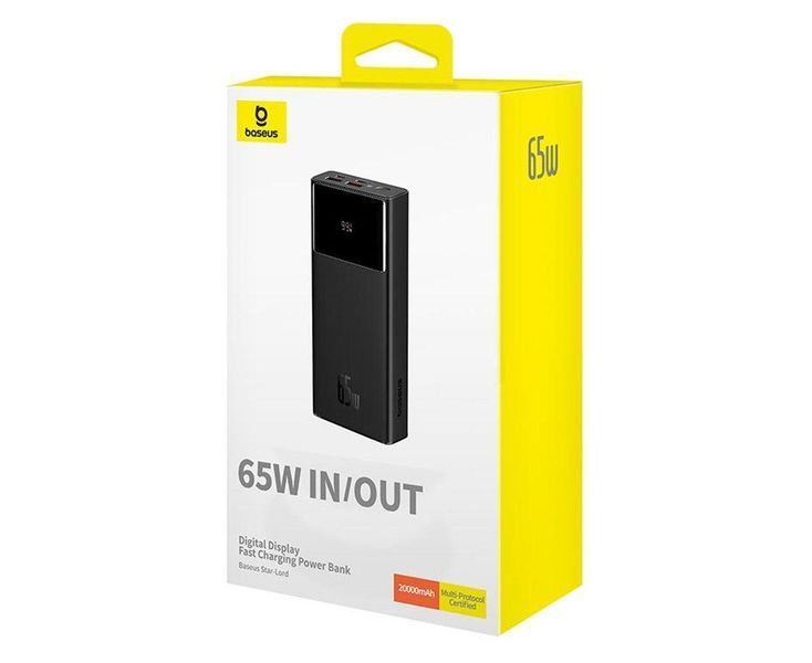 Повербанк Power Bank Baseus Star-Lord Digital Display Fast Charging 20000 mAh 65W 094466 фото