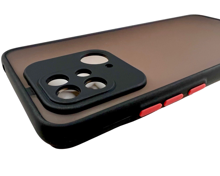 Чехол для Matte Color для Xiaomi Redmi 10C (редми 10ц) черный 085885 фото